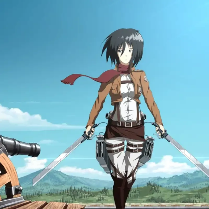 Ngắm body chuẩn Mikasa body trong anime