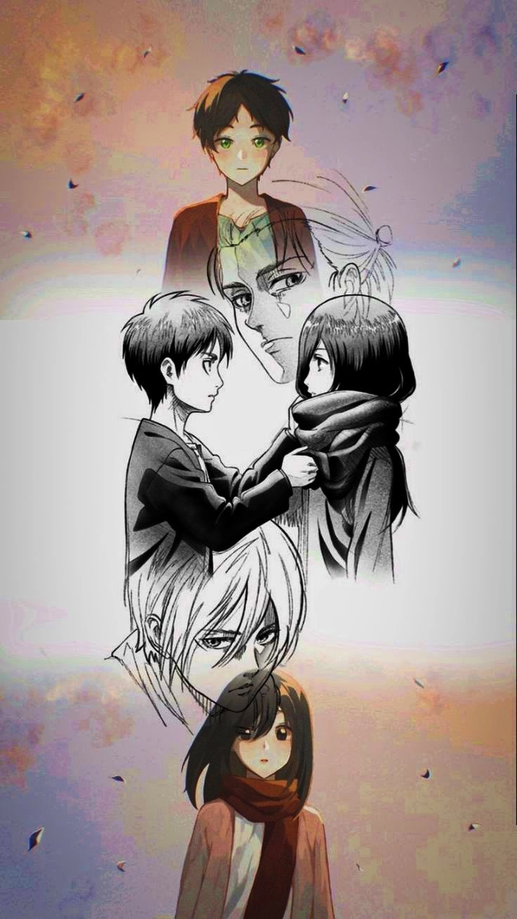 Mikasa x Eren kiss nổi bật giữa chiến trường hỗn loạn