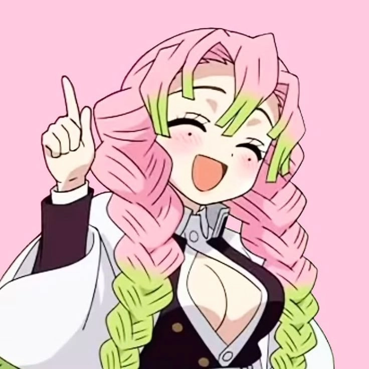 Mitsuri Kanroji cute với nụ cười tỏa nắng