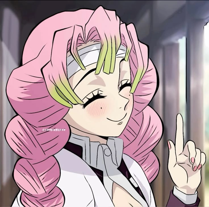 Hình ảnh Mitsuri Kanroji rạng rỡ sắc màu