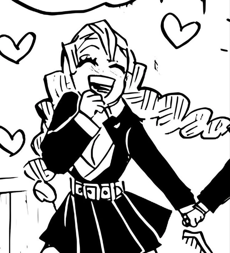 Mitsuri Kanroji manga với nét vẽ tinh tế