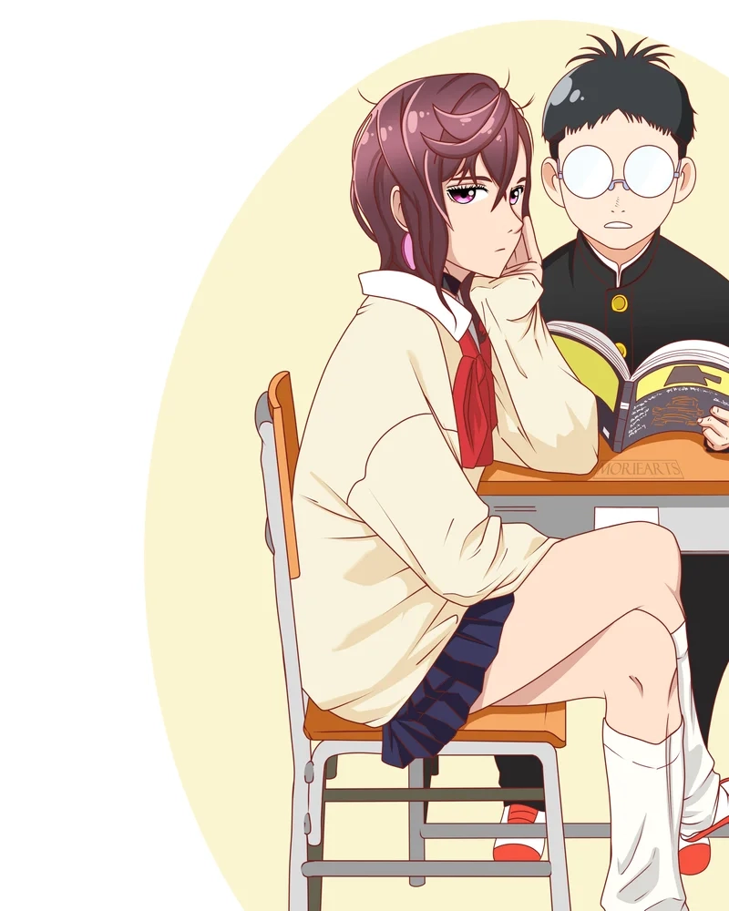 Momo Ayase x Okarun manga ngập tràn khoảnh khắc rung động