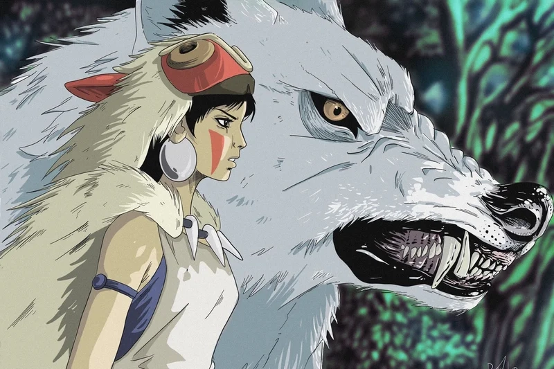 Công chúa Mononoke là nữ chiến binh hoang dã mạnh mẽ