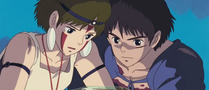 Mononoke and Ashitaka cùng nhau bảo vệ rừng thiêng