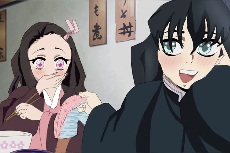 Muichiro x Nezuko cute khiến fan rung rinh
