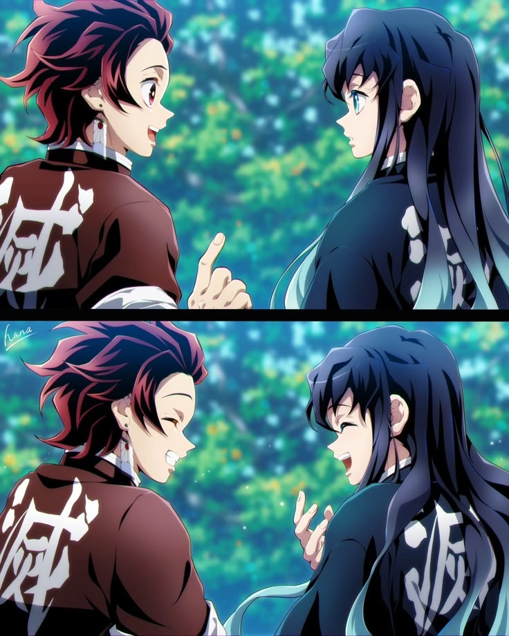 Muichiro và Tanjiro sát cánh qua bao hiểm nguy