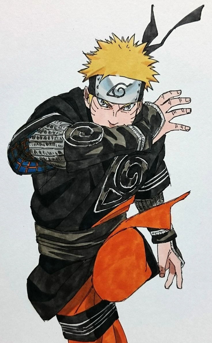 Naruto Uzumaki artbook bộ sưu tập nghệ thuật đỉnh cao