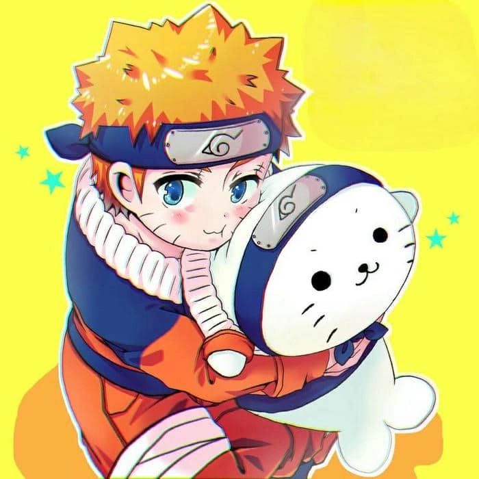 Bộ tứ siêu dễ thương naruto sasuke sakura kakashi chibi