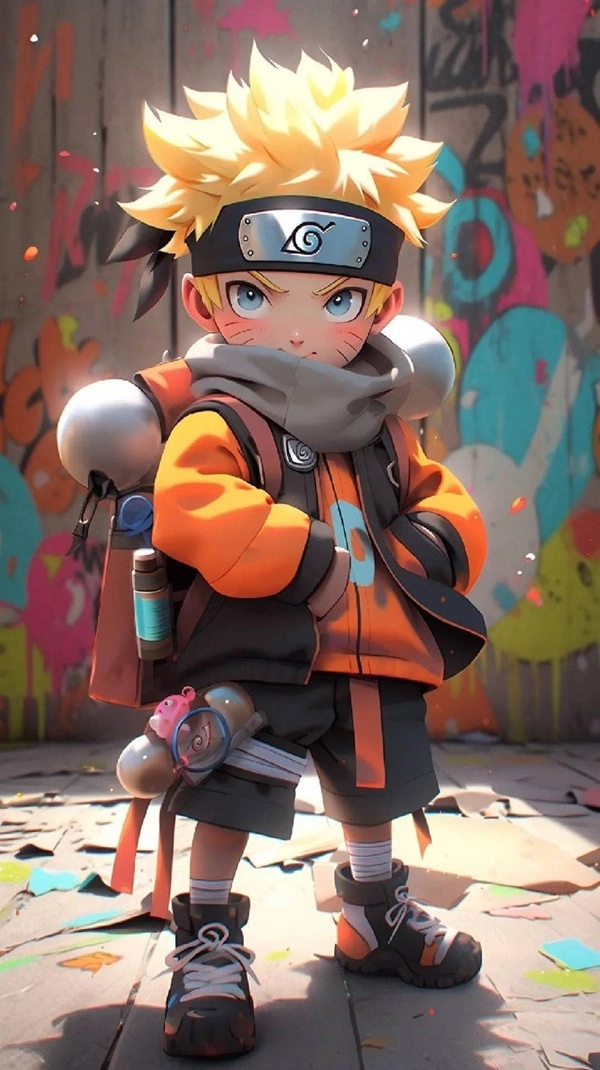 Thử ngay bộ tranh tô màu naruto chibi cho bé yêu