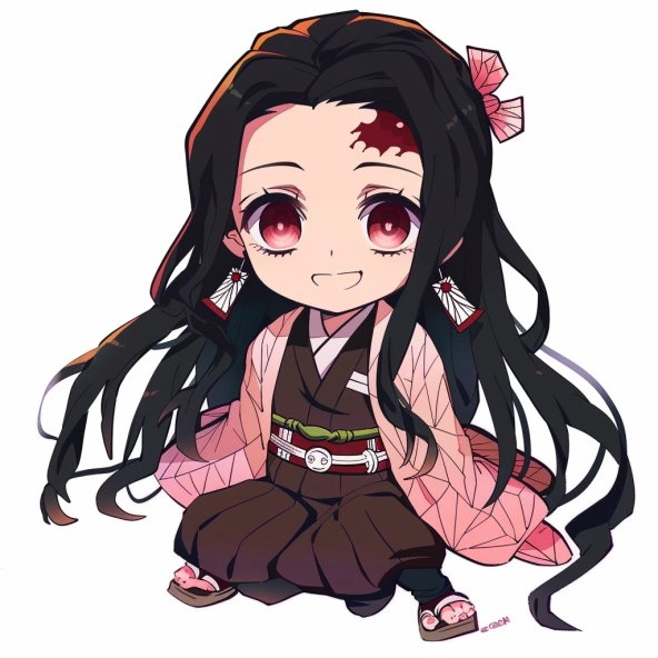 Tạo avatar với avatar nezuko chibi dễ thương