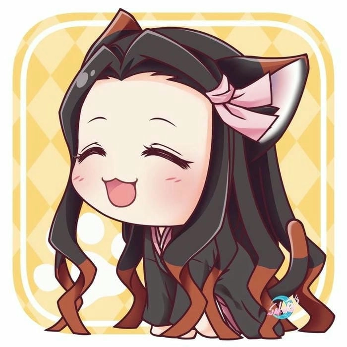 Cách vẽ nezuko chibi đơn giản cho người mới