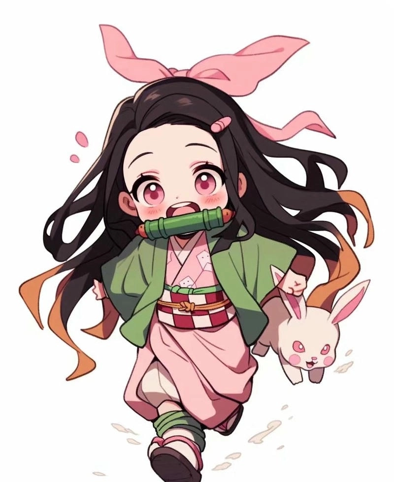 Vẽ Nezuko nghệ thuật đơn giản nhưng đầy cuốn hút