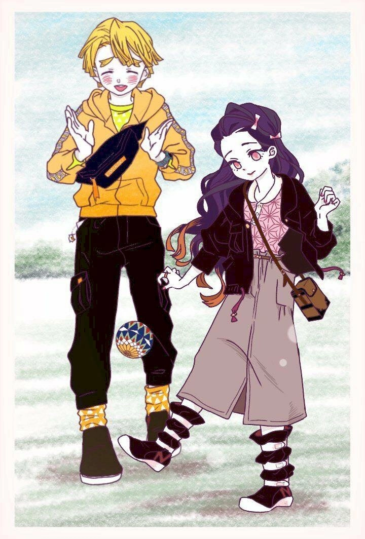 Nezuko và Zenitsu tình bạn gắn bó không thể tách rời