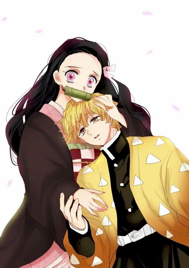 Zenitsu vs Nezuko màn so tài hài hước và dễ thương