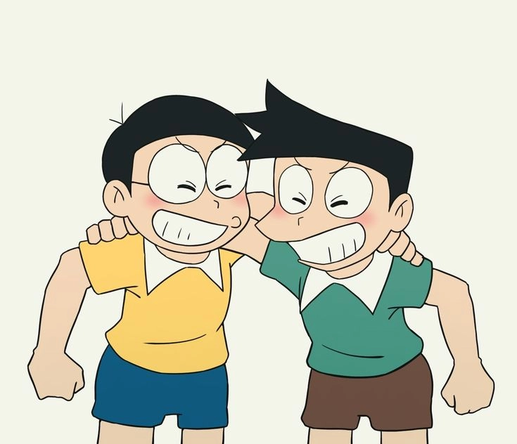 Nobita và Xeko vừa bạn vừa đối thủ luôn