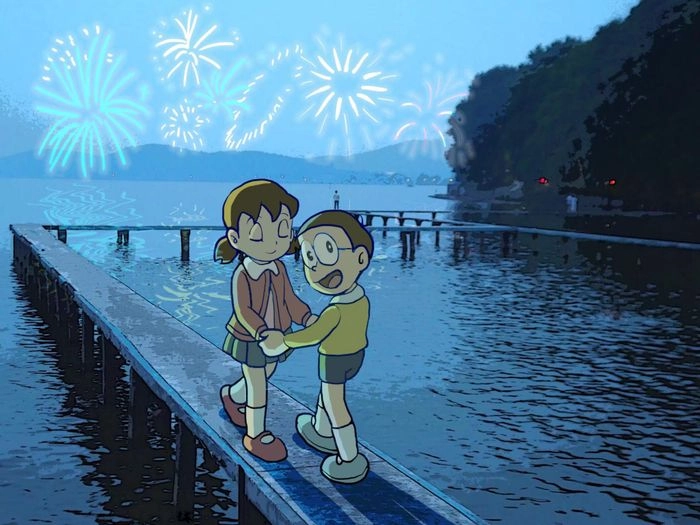 Nobita thấy Shizuka là tim đập loạn nhịp