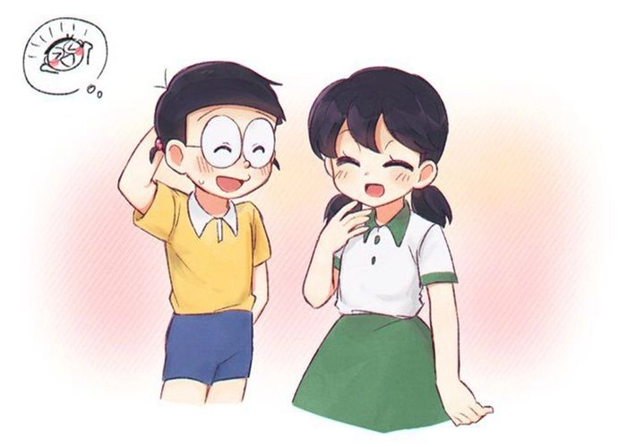 Nobita với Shizuka luôn cùng nhau trưởng thành