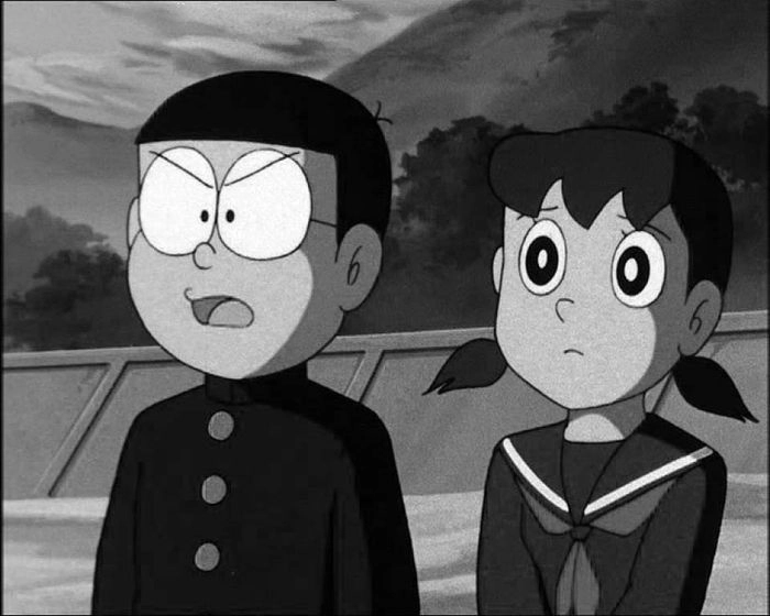 Hình ảnh Nobita và Shizuka làm tim tan chảy