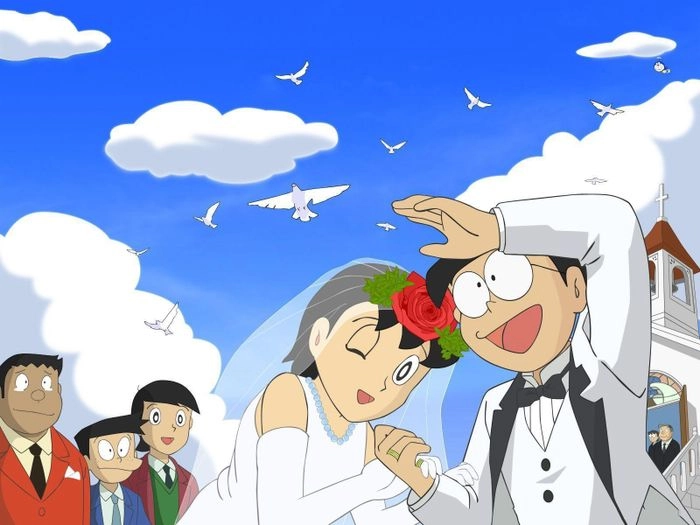 Shizuka và Nobita luôn là cặp đôi huyền thoại