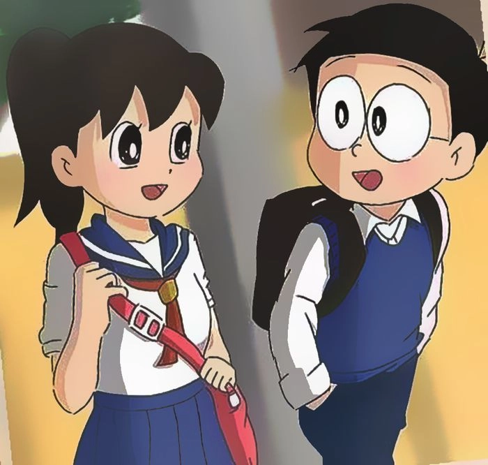 Hình ảnh Nobita và Shizuka ngầu đầy cuốn hút