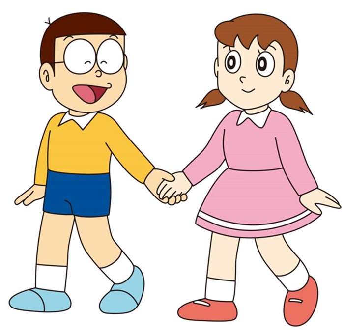 Hình của Nobita và Shizuka đầy ắp cảm xúc