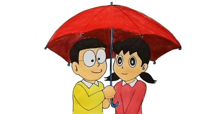 Nobita và Shizuka luôn gắn bó như hình với bóng