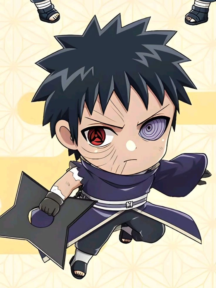 Bản vẽ Uchiha Obito chibi gây sốt cộng đồng mạng