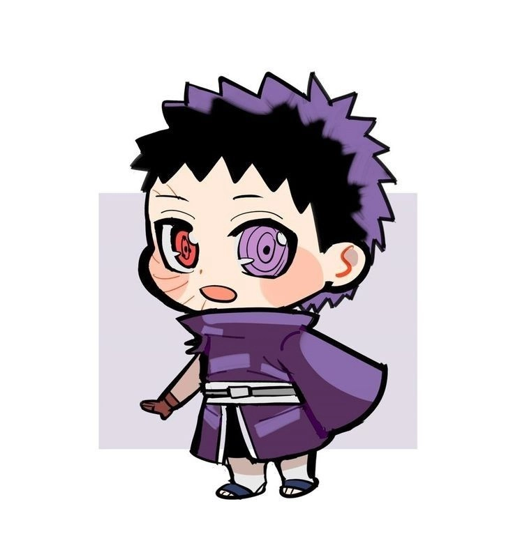 Hình ảnh Obito chibi đáng yêu nhưng đầy ẩn ý