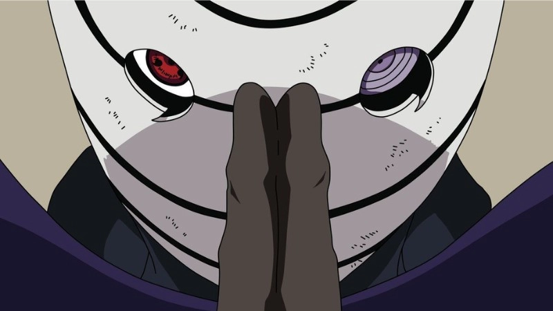 Hình ảnh Obito Mặt Nạ đầy ám ảnh trong thế giới nhẫn giả