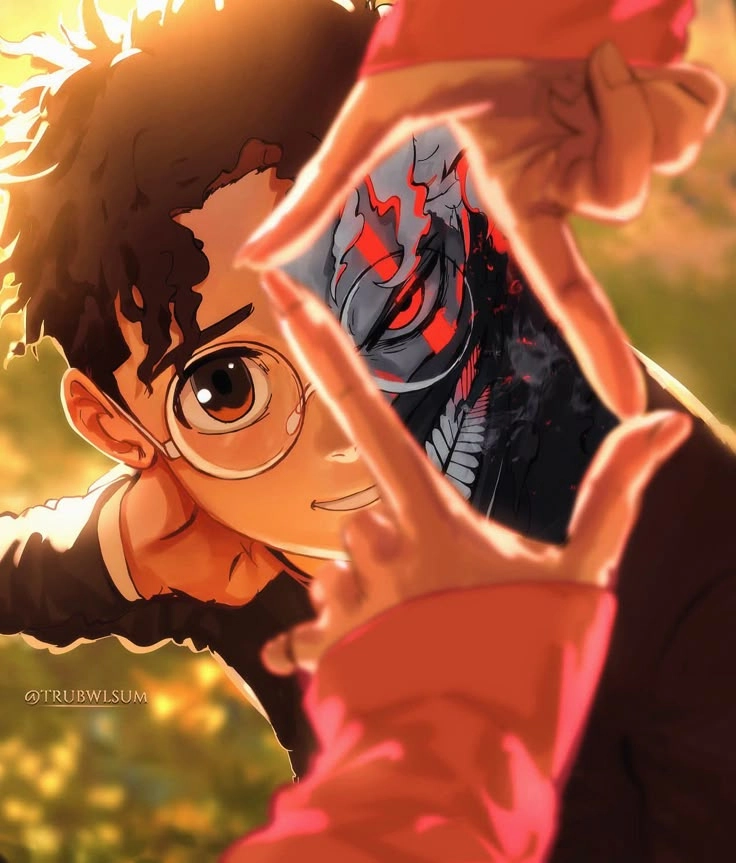 Hình Okarun mang phong cách hiện đại nổi bật