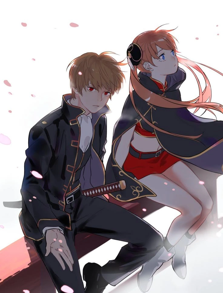 Okita Sougo x Kagura mang nét đối lập thú vị