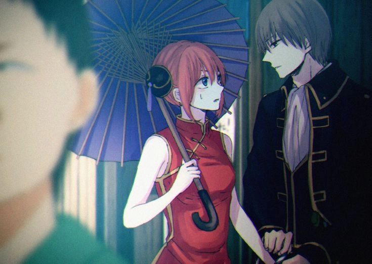 Kagura x Okita tương tác hài hước đậm chất Gintama