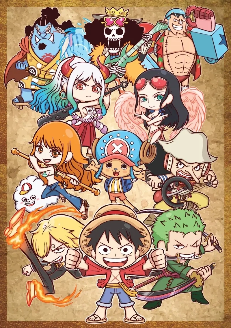 Tạo điểm nhấn với avatar one piece chibi độc đáo