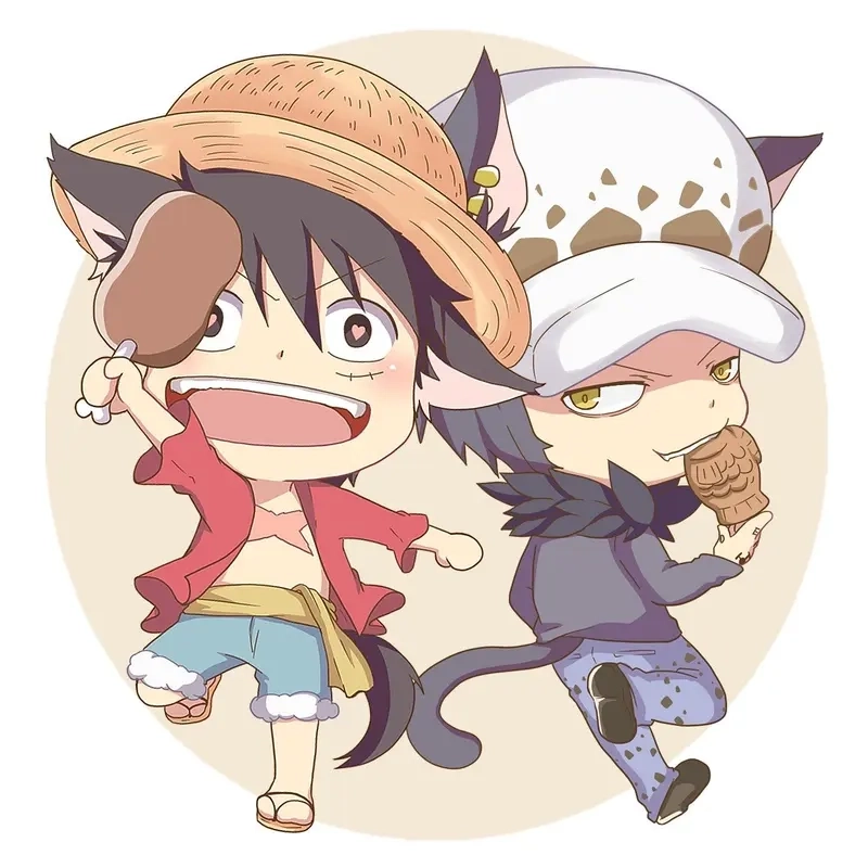 Tải hình nền điện thoại one piece chibi miễn phí