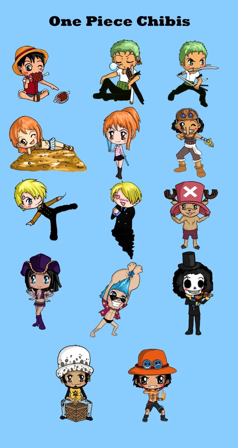 Tìm ý tưởng với one piece chibi drawing siêu dễ