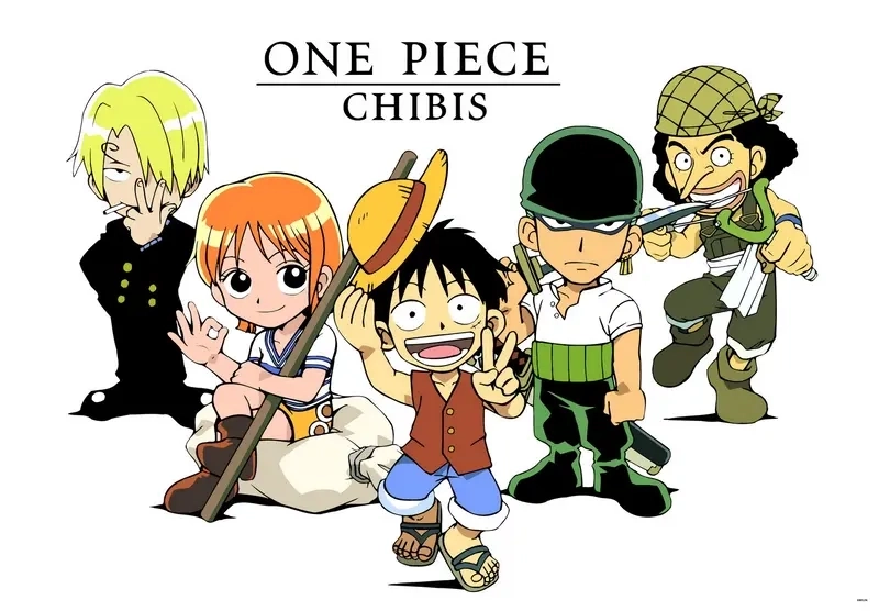 Tải về bộ one piece chibi manga hấp dẫn