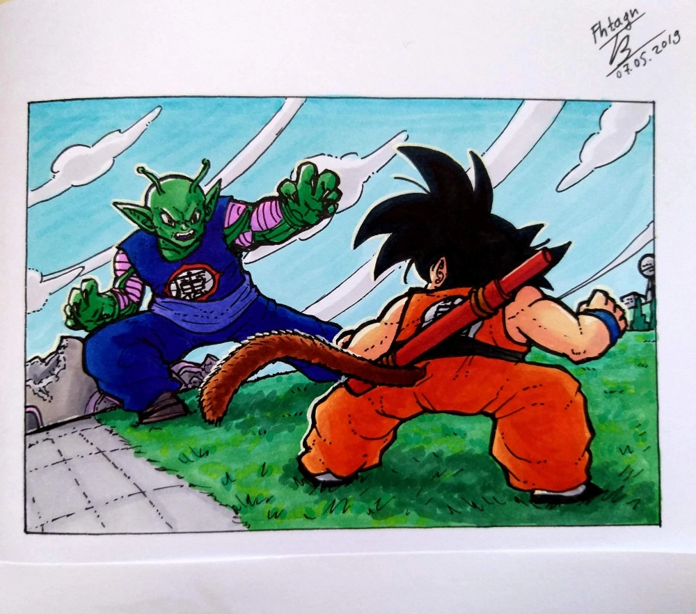 Piccolo Jr vs Goku cuộc chiến chứng minh sự trưởng thành