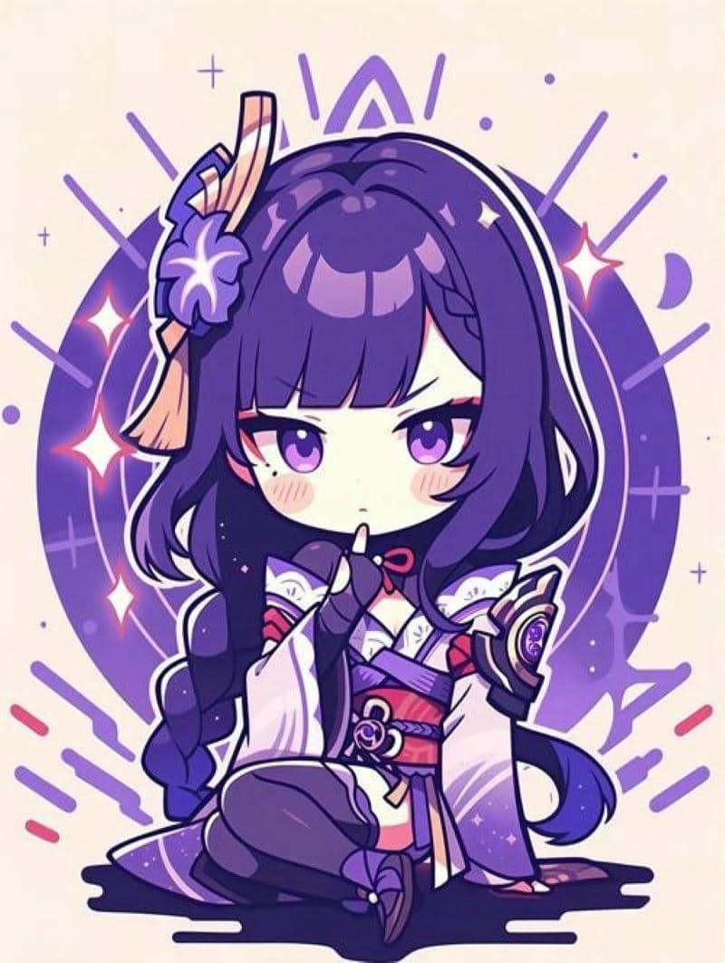 Chibi shogun hình ảnh dễ thương hấp dẫn