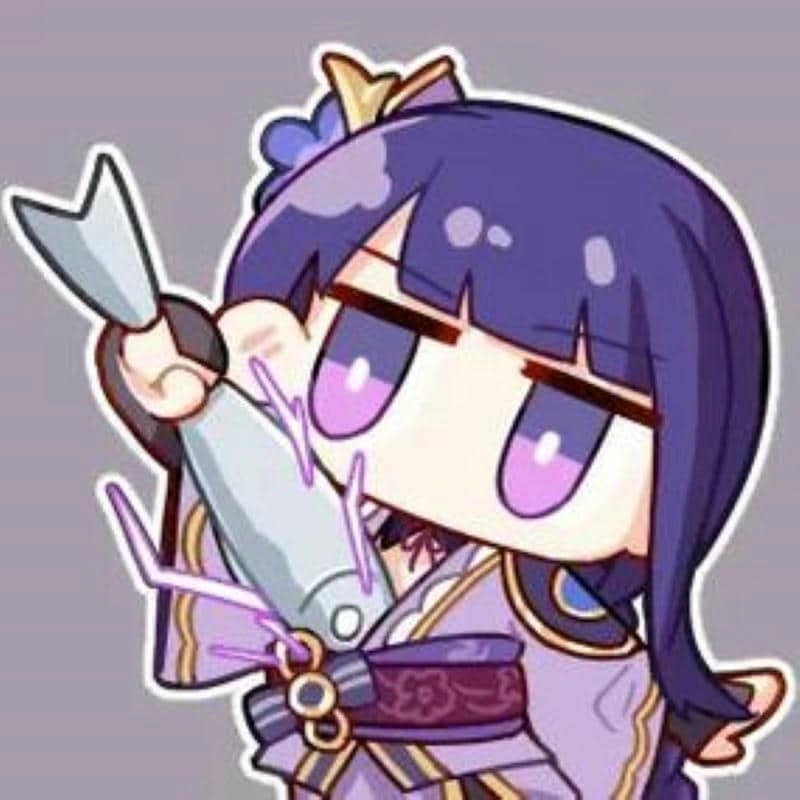 Raiden shogun chibi official phiên bản chuẩn