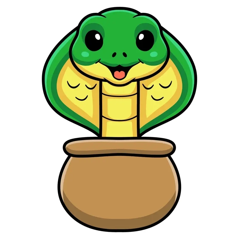 Khám phá bộ sưu tập chibi rắn dễ thương