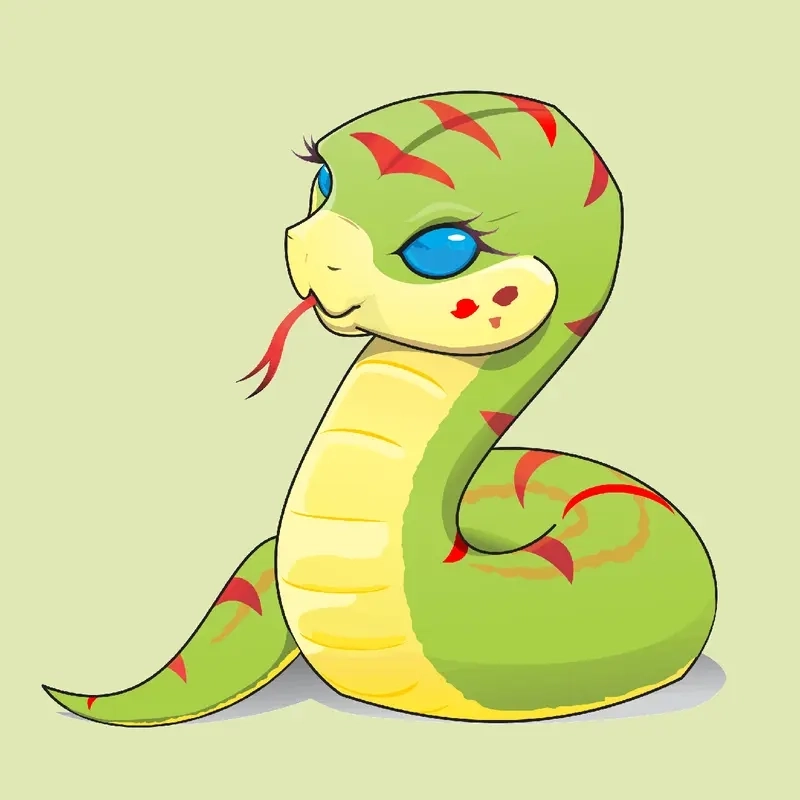 Sở hữu ngay con rắn chibi tết may mắn