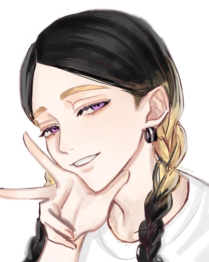 Ảnh Ran Haitani với ánh mắt sắc lạnh