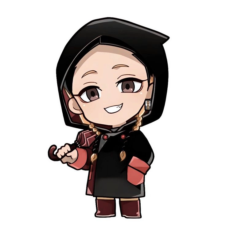 Ran Haitani cute phong cách chibi cực xinh