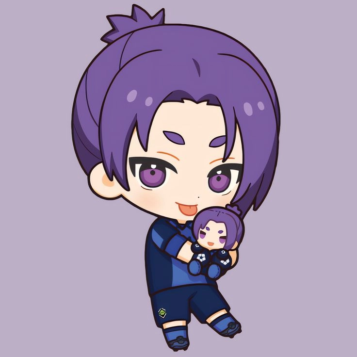 Reo Mikage chibi nhỏ nhắn đáng yêu nhưng vẫn kiêu kỳ