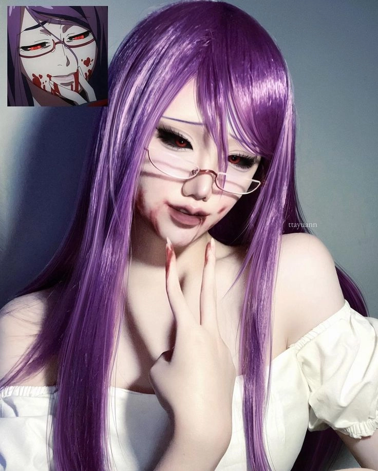 Rize Kamishiro cosplay thể hiện vẻ đẹp tàn độc ngọt ngào