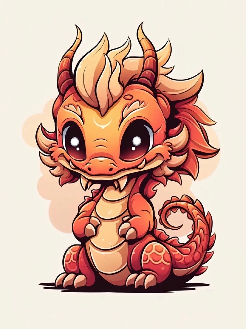 Tải ngay con rồng chibi cực chất