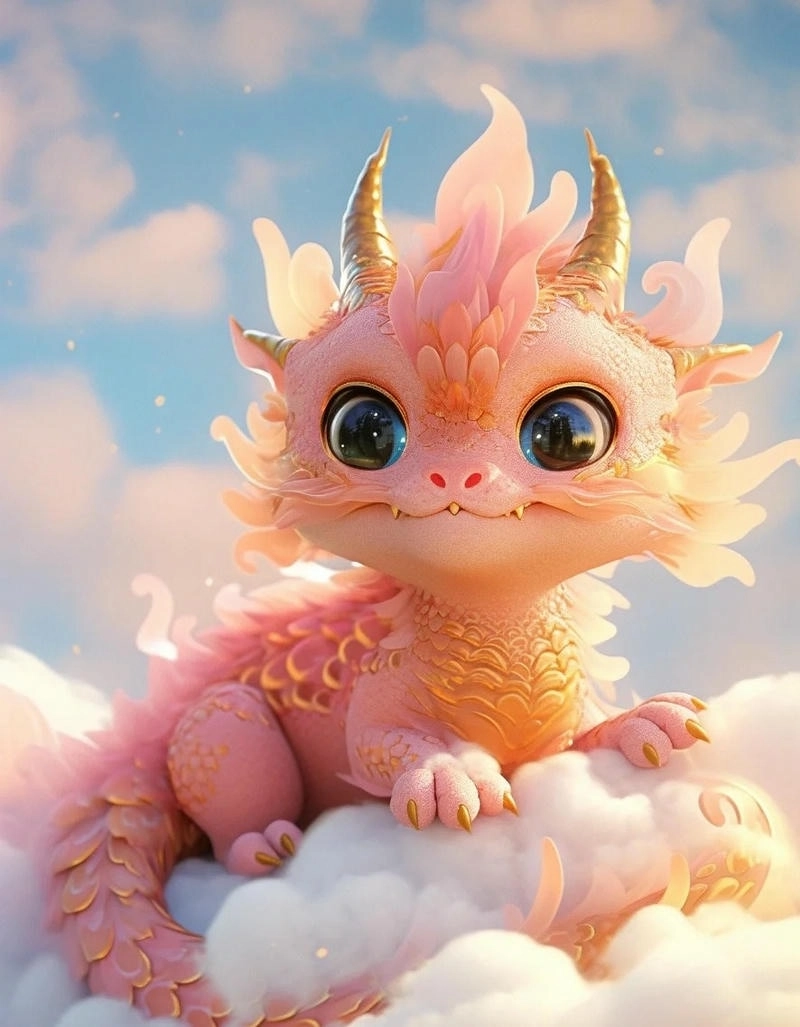 Xem ngay hình vẽ con rồng chibi cực đẹp