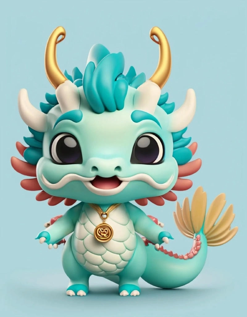 Đổi ngay avatar rồng chibi mới lạ