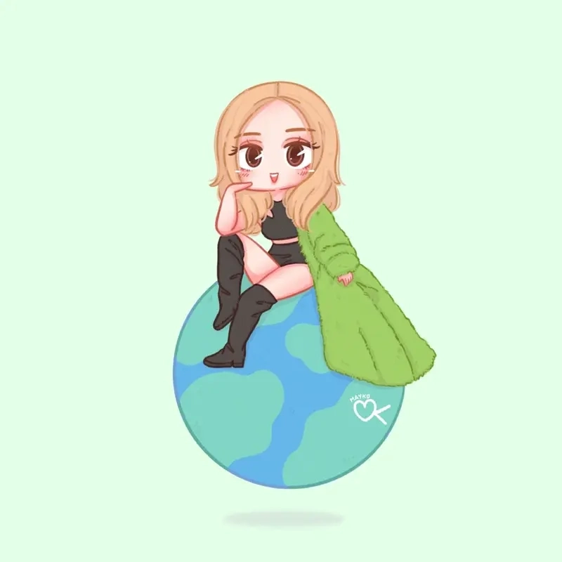 Ngắm nhìn chibi rose siêu dễ thương