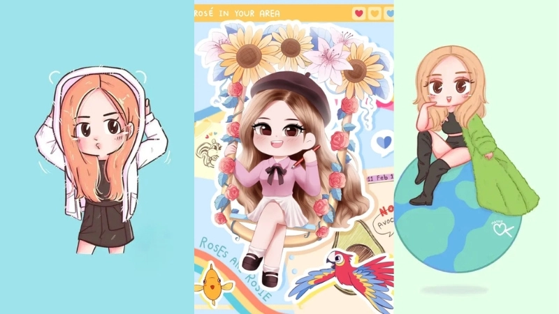 Ảnh rose chibi là như thế nào